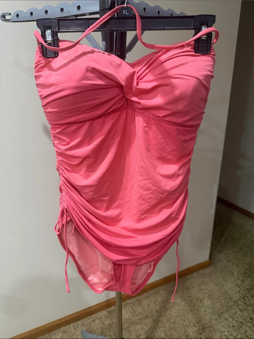Women’s La Blanca Coral Ruched One-Piece Swimsuit size 14